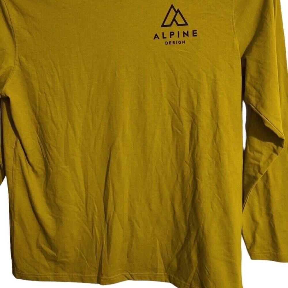 Alpine Design Shirt Men XXL Tree Moss Dri Logic Long Sleeve Crew Neck Tee NWT